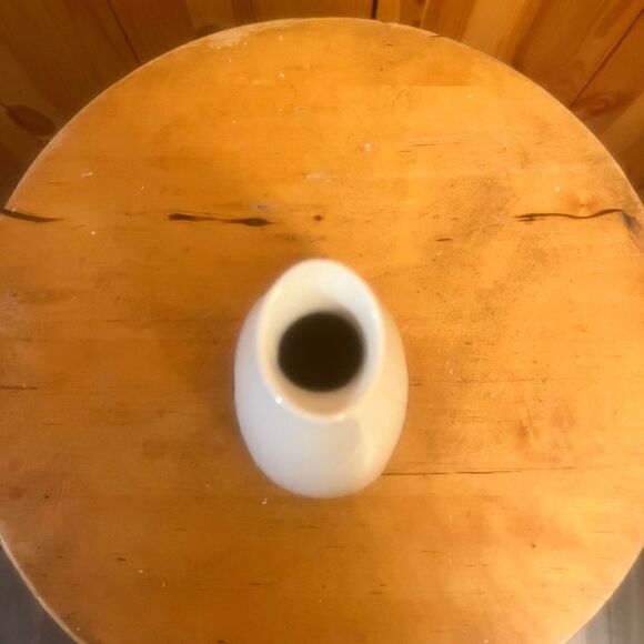 Porsgrund Norway Peanuts Shaker Bottle Vase Cobalt Blue & White 5.5”  Euc - Picture 6 of 6